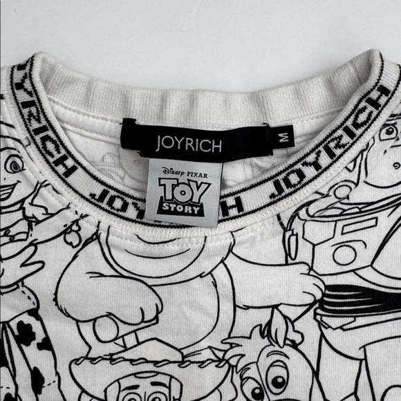 Joyrich Kids Toy Story Tee - Black and White, Toddler M 🖤 - Picture 2 of 5